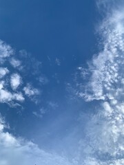 Wall Mural - blue sky with clouds