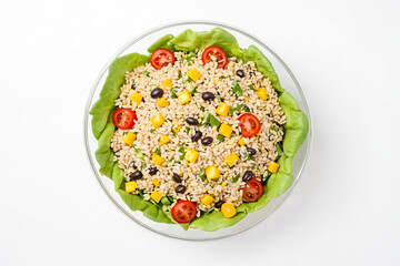 Sticker - Rice Salad with Black Beans, Corn, and Tomatoes