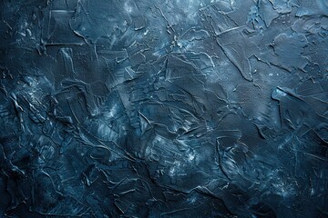 Poster - A blue wall with a textured surface
