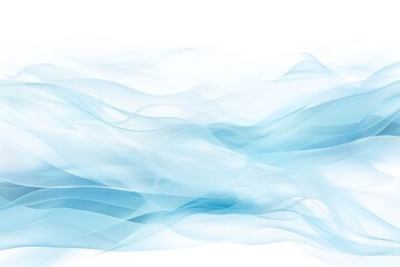 Poster - Abstract blue and white background with dynamic waves, perfect for technology or digital marketing themes.