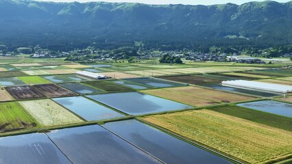 Poster - 田園の風景　空撮