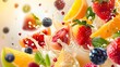© pkproject - Vibrant Assortment of Fresh Healthy Fruits and Berries for Nutritious Meals and Snacks