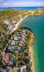 Sticker - Aerial view of Ao Yon Yai beach in Phuket, Thailand