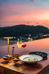 Canvas Print - Rooftop bar view in Ao Yon Yai beach in Phuket, Thailand