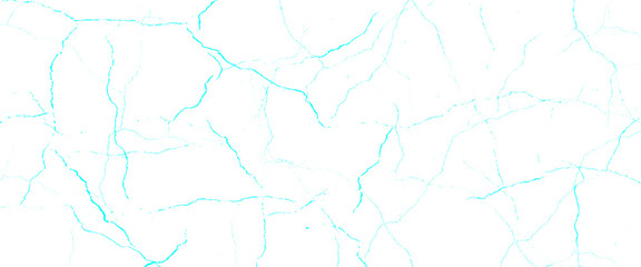 Wall Mural - Vector marble pattern with blue cracks Transparent texture.