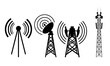 © Meharujjaman - radio antenna icon, Mobile network icon collection