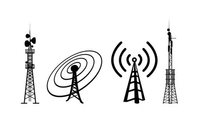 radio tower with antenna collection mobile tower antenna