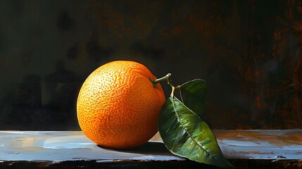 orange isolated on white background