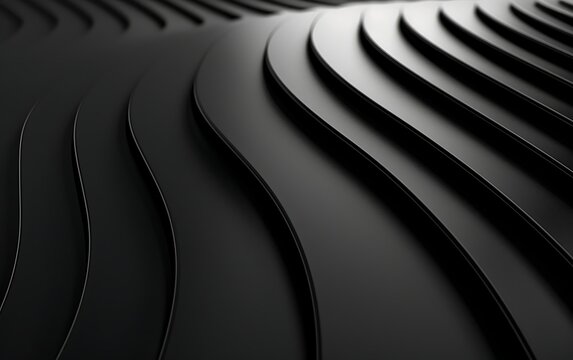 A black and grey wavy lines background