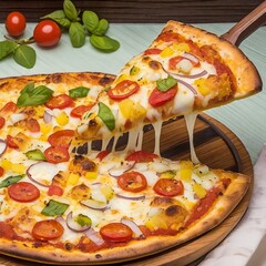 Wall Mural - Pizza