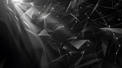 Aufkleber - abstract geometric background. plexus mesh backdrop molecular