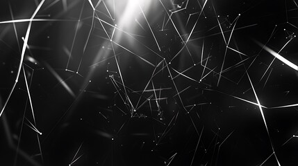 Aufkleber - abstract geometric background. plexus mesh backdrop molecular