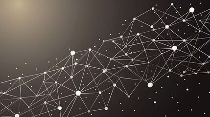 Aufkleber - abstract geometric background. plexus mesh backdrop molecular