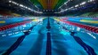 © MNFTs - Swimming Pool Lanes Close Up.