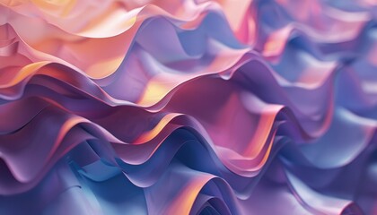 Neat paper fold style holo abstract 3D background