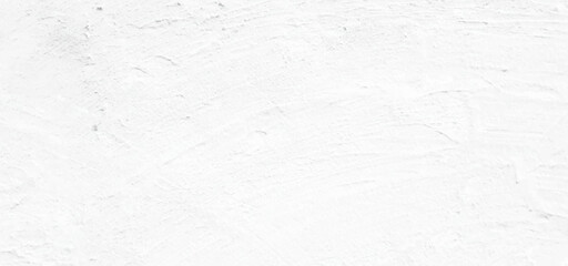 Sticker - White old concrete wall grunge texture - wide banner format background with copy space for text. Grunge gray texture of chips, cracks, scratches, Soft white grunge.