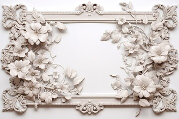 Wall Mural - Isolated decorative frame