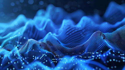 Poster - blue graph