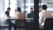 © Gia - blurred Silhouette of business people in office, meeting room, building, lobby. blurred background. concept.