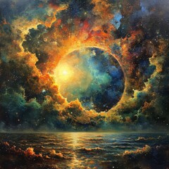 Wall Mural - Dazzling Cosmic Expanse