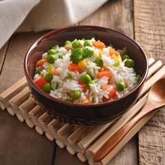 Delicious healthy vegetable basmati rice