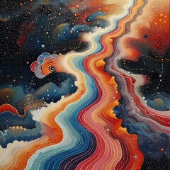 Wall Mural - Cosmic Swirl
