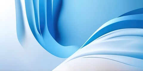 Poster - Abstract grainy Blue white textured background, wide Background