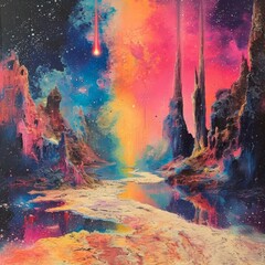 Wall Mural - Cosmic Illusion