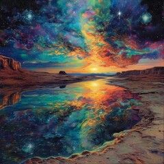 Wall Mural - Cosmic Illusion