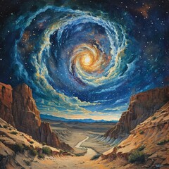 Wall Mural - Cosmic Illusion