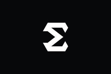 letter e em corporate logo business abstract idea logo fashion company logo creative 