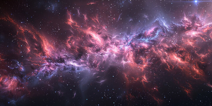Galaxy full of stars, space clouds, nebula, cosmos background