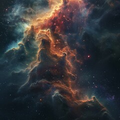 Wall Mural - Cosmic Nebula Nexus