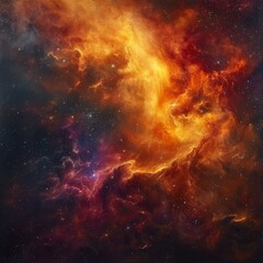 Wall Mural - Nebula's Cosmic Glow