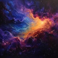 Wall Mural - Galactic Calm: Nebula Serenity