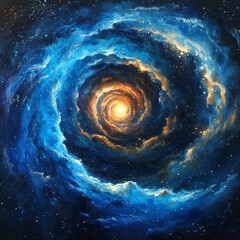 Wall Mural - Galactic Nebula Vortex