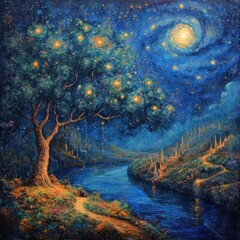 Wall Mural - Starlight Symphony