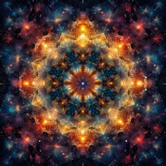 Wall Mural - Galactic Symphony of Colors