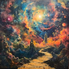 Wall Mural - Galactic Embrace