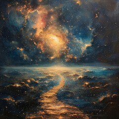 Wall Mural - Galactic Embrace