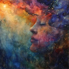 Wall Mural - Galactic Embrace