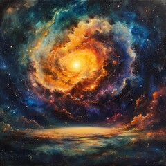 Wall Mural - Galactic Embrace