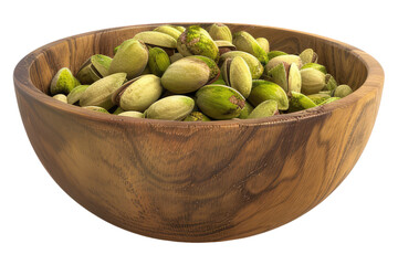 Poster - Pistachio bowl isolated on transparent background