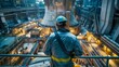 © mongkonchai - A nuclear plant engineer works in a nuclear plant with a nuclear furnace.