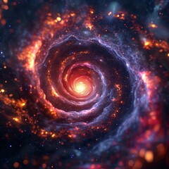 Wall Mural - Galactic Vortex of Energy