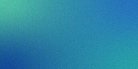 Poster - Teal green blue grainy glowing noise texture. Rough grunge grainy noised blurred color gradient. Turquoise glowing noise texture poster backdrop design. Material blue surface vintage texture.