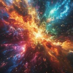 Wall Mural - Galactic Energetic Outburst