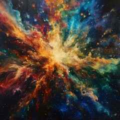 Wall Mural - Galactic Energetic Outburst