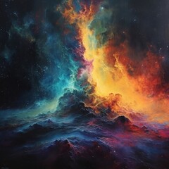 Wall Mural - Galactic Energy Spectacle