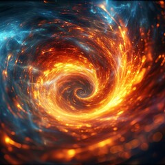 Wall Mural - Quantum Energy Swirl